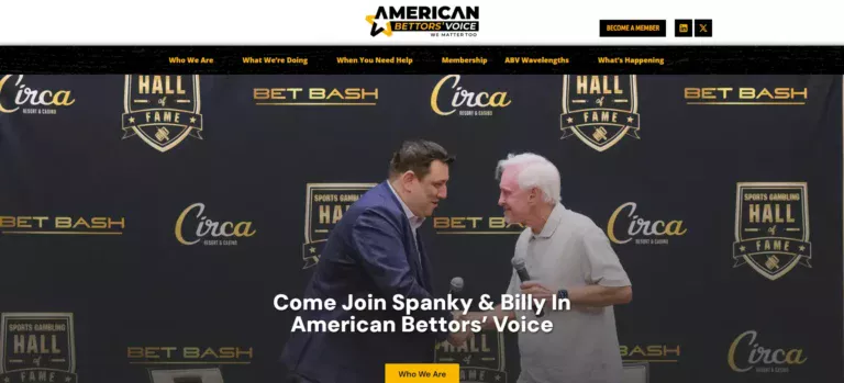 American Bettors' Voice Website