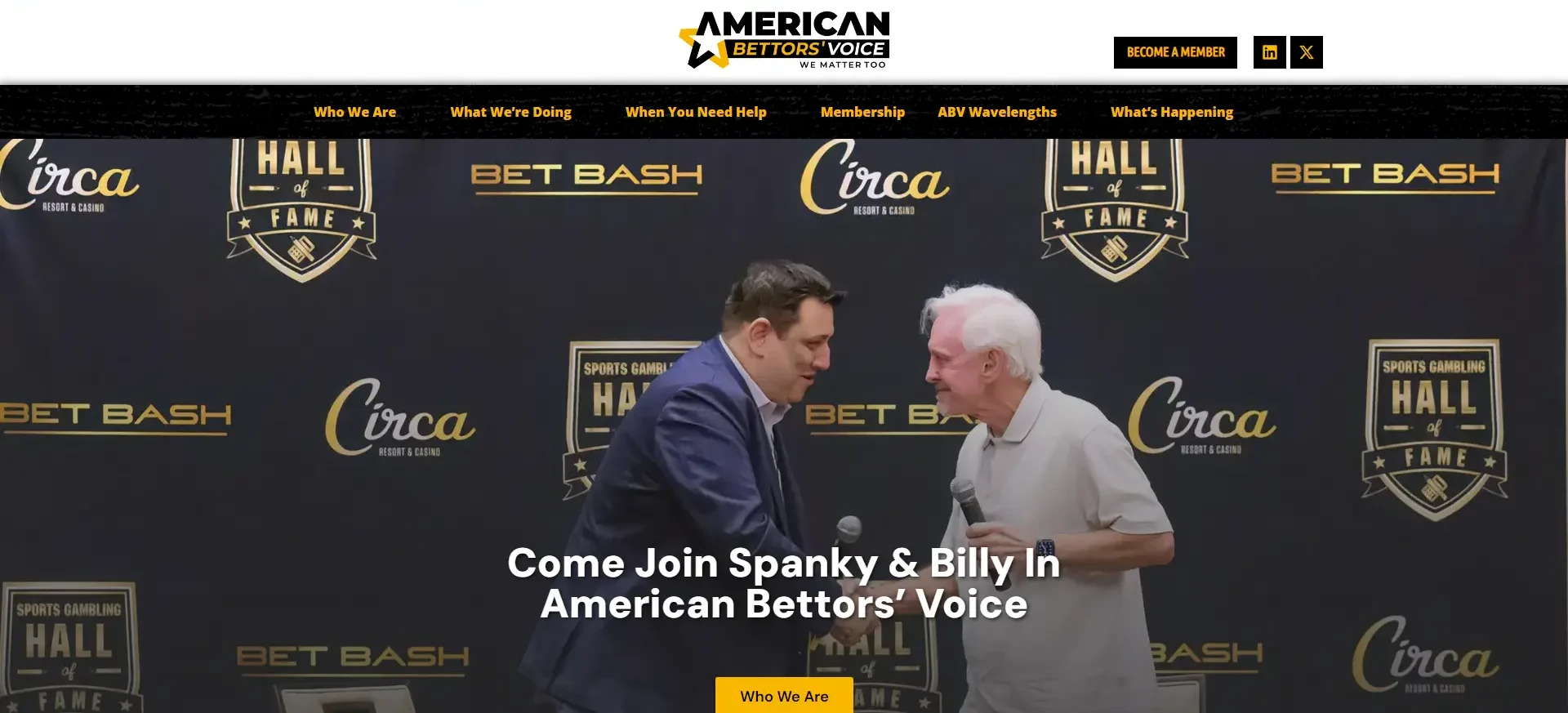 American bettors' voice website